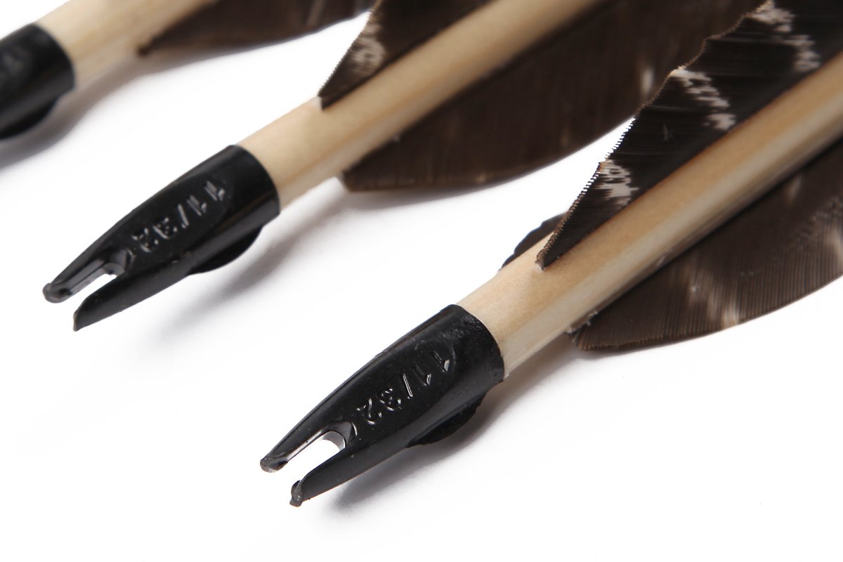 Turckey Feathers Cedar Archery Target Arrows-FREE SHIPPING
