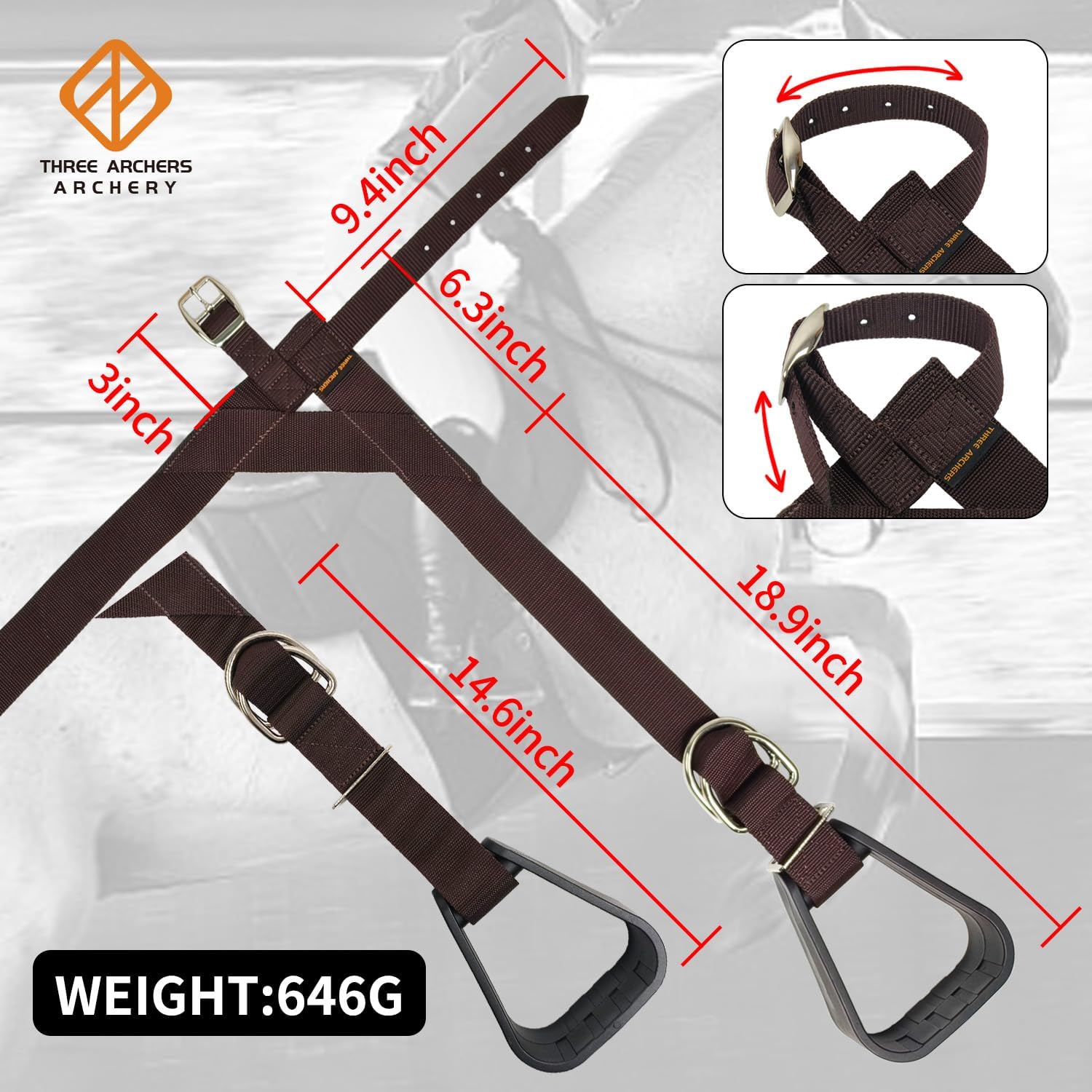 Kids western stirrups attached to western saddle