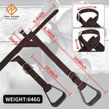 Kids western stirrups attached to western saddle
