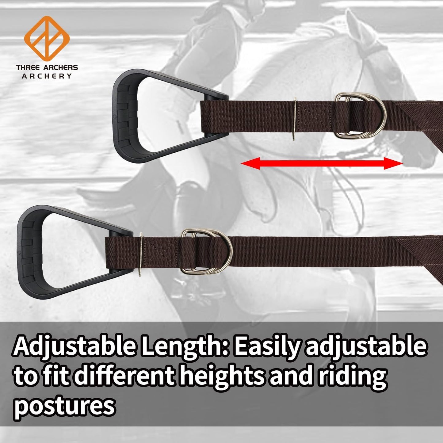 Kids western stirrups attached to western saddle