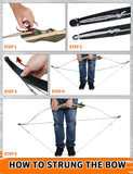 THREE ARCHERS 58” Youth Recurve Bow Archery Beginner Bow Set