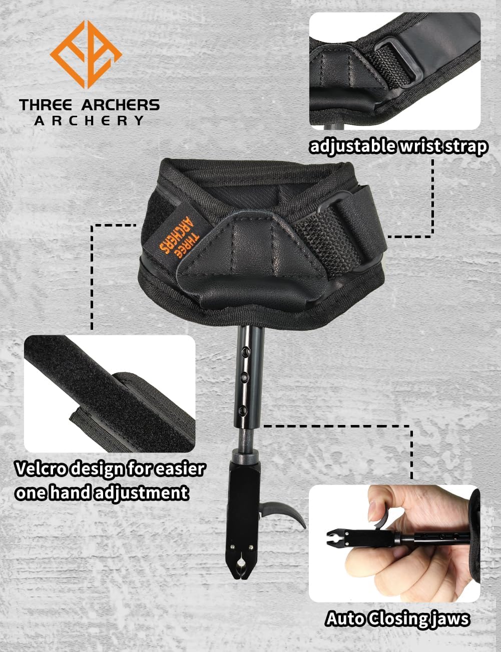 THREE ARCHERS ARCHERY COMPOUND BOW RELEASE T4306