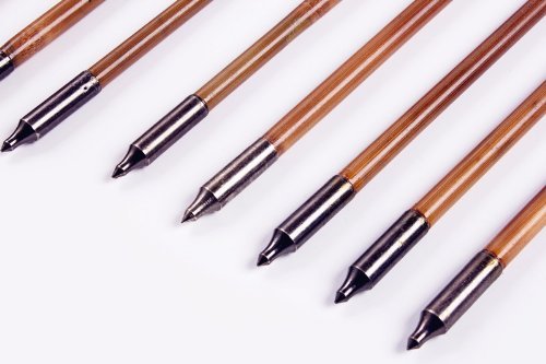 Japan Self Nock Bamboo Arrows For YUMI Bow-free shipping