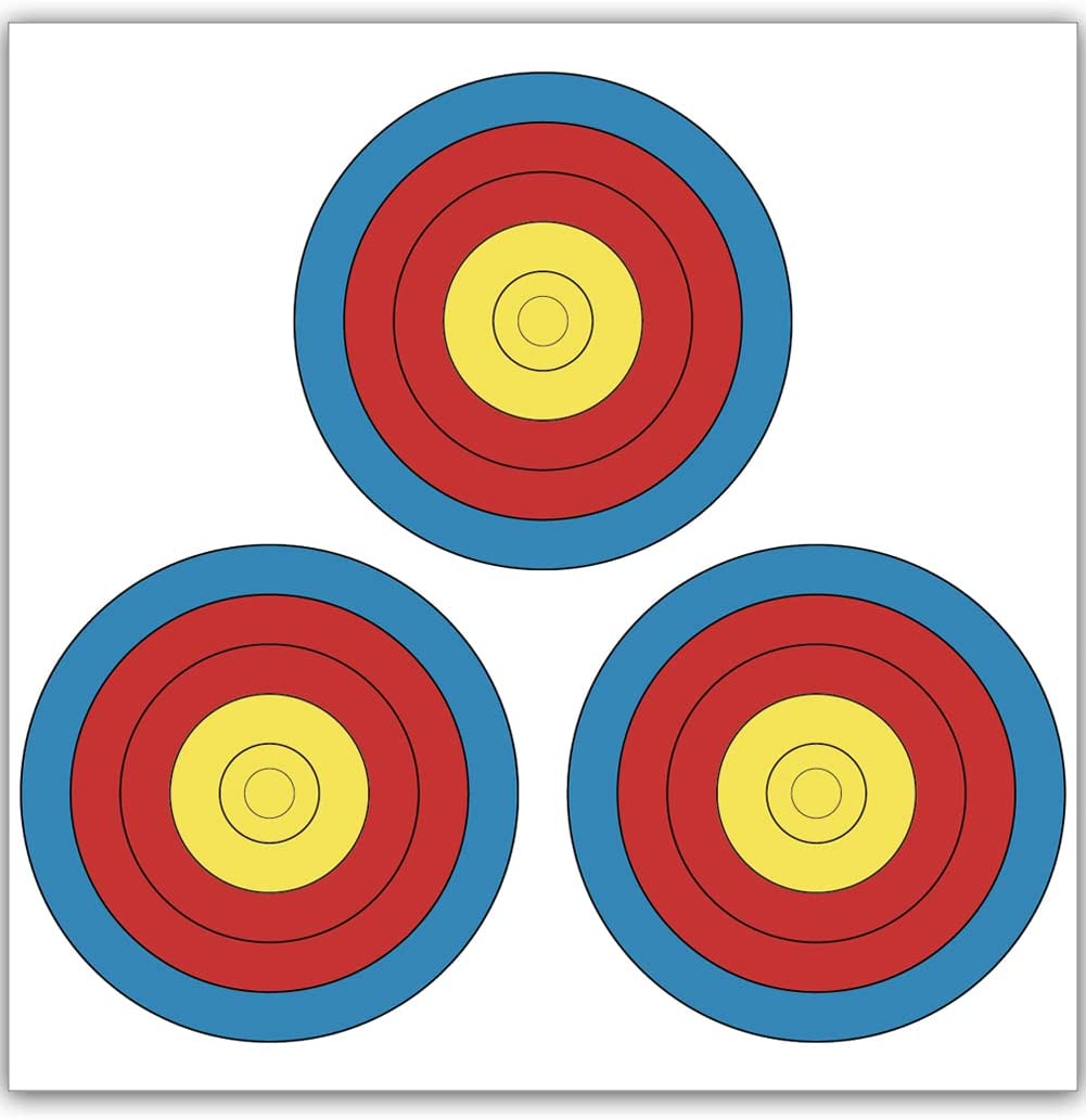 ARCXTEN 3 SPOT Vegas Targets Face 30pcs Archery Targets