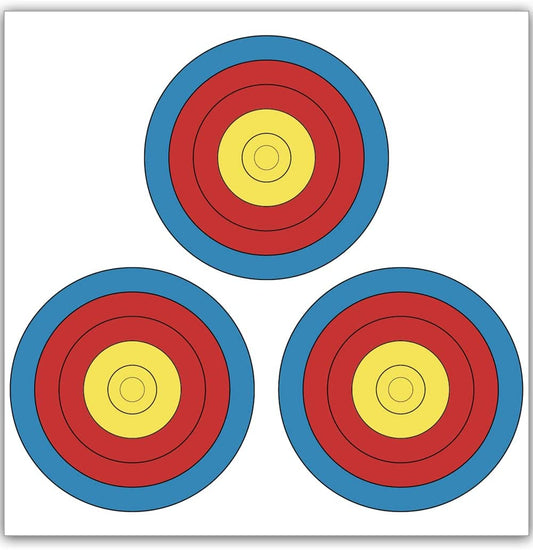 ARCXTEN 3 SPOT Vegas Targets Face 30pcs Archery Targets