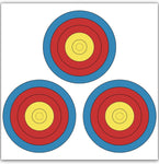 ARCXTEN 3 SPOT Vegas Targets Face 30pcs Archery Targets
