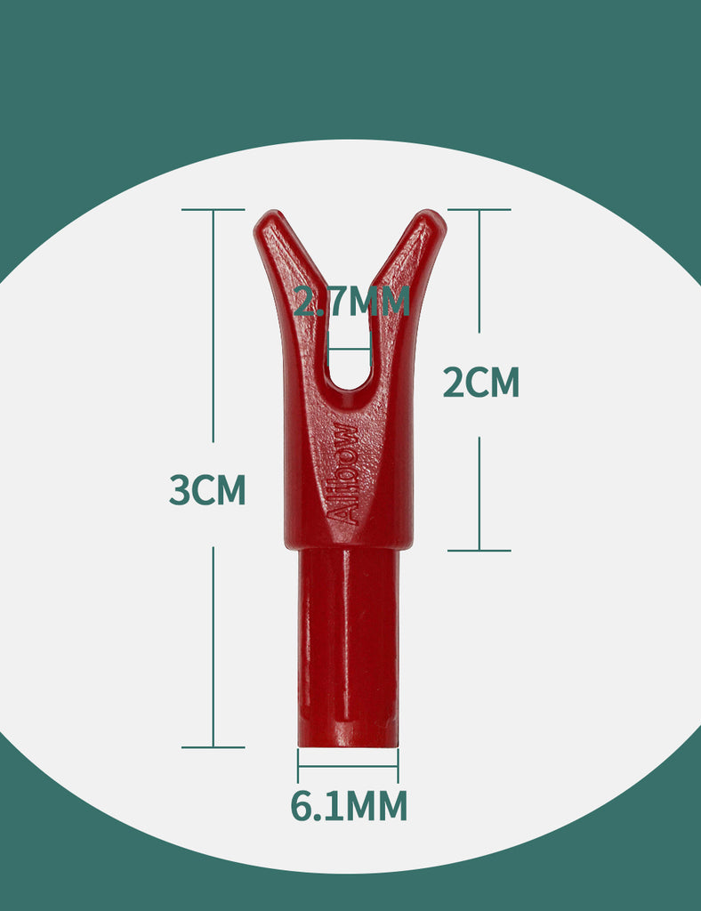 ARCXTEN Plastic Speed Nocks Horseback Archery Nock(24pcs/pack) – ArcheryMax