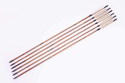 Japan Self Nock Bamboo Arrows For YUMI Bow-free shipping