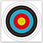 ARCXTEN 30pcs Targets Paper Standard Archery 40cm 10 Ring