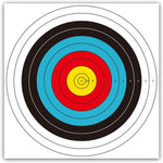ArcheryMax 30pcs Targets Paper Standard Archery 40cm 10 Ring