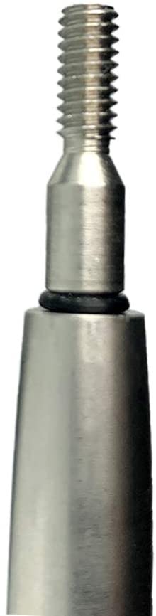 ARCXTEN Stainless Steel Bullet Arrow Points Suitable for ID.6.2mm Carbon Arrows (6 Pack)