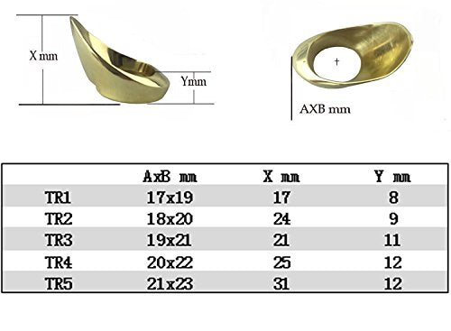 Brass Archery Thumb Ring-free shipping