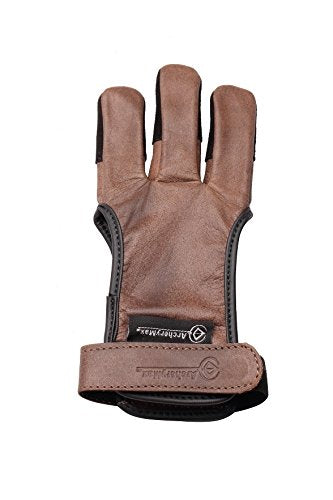 ArcheryMax 3 finger archery glove made from cow leather