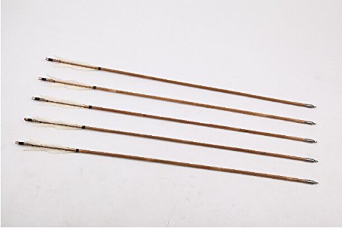Turkey Feathers Bamboo Shaft Target Practice Arrows-FREE SHIPPING