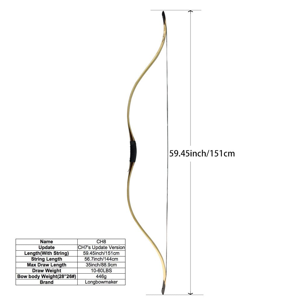 Alibow Chinese Han Laminated Bow for Horsearchery-free shipping