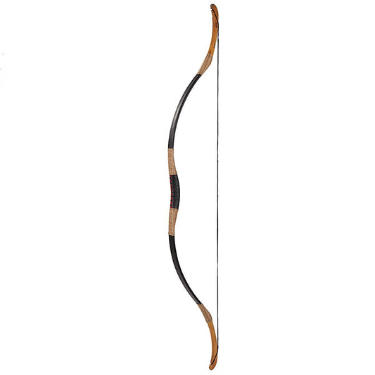 Traditional Chinese Black Leather Longbow-free shipping