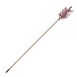Four Feather Flu-Flue Wood Arrows with Selfnock-free shipping