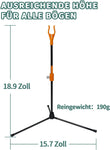 ARCXTEN Archery Bow Stand Recurve Bow Compound Bow Stand Rack Holder