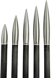 ARCXTEN Stainless Steel Bullet Arrow Points Suitable for ID.6.2mm Carbon Arrows (6 Pack)