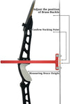ArcheryMax Archery Bow String Nock Points Pliers Set T Shape Bracing Height Gauge Nocking Point Buckles Plier