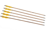 Turkey Feathers Bamboo Shaft Target Practice Arrows-FREE SHIPPING
