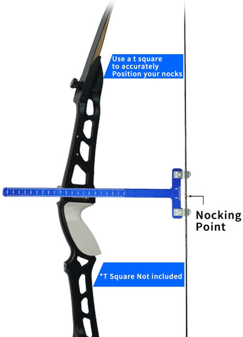 Cheap Bow String Nock Points Brass Material Consistent Arrow