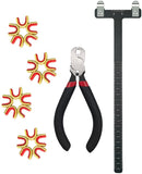ArcheryMax Archery Bow String Nock Points Pliers Set T Shape Bracing Height Gauge Nocking Point Buckles Plier