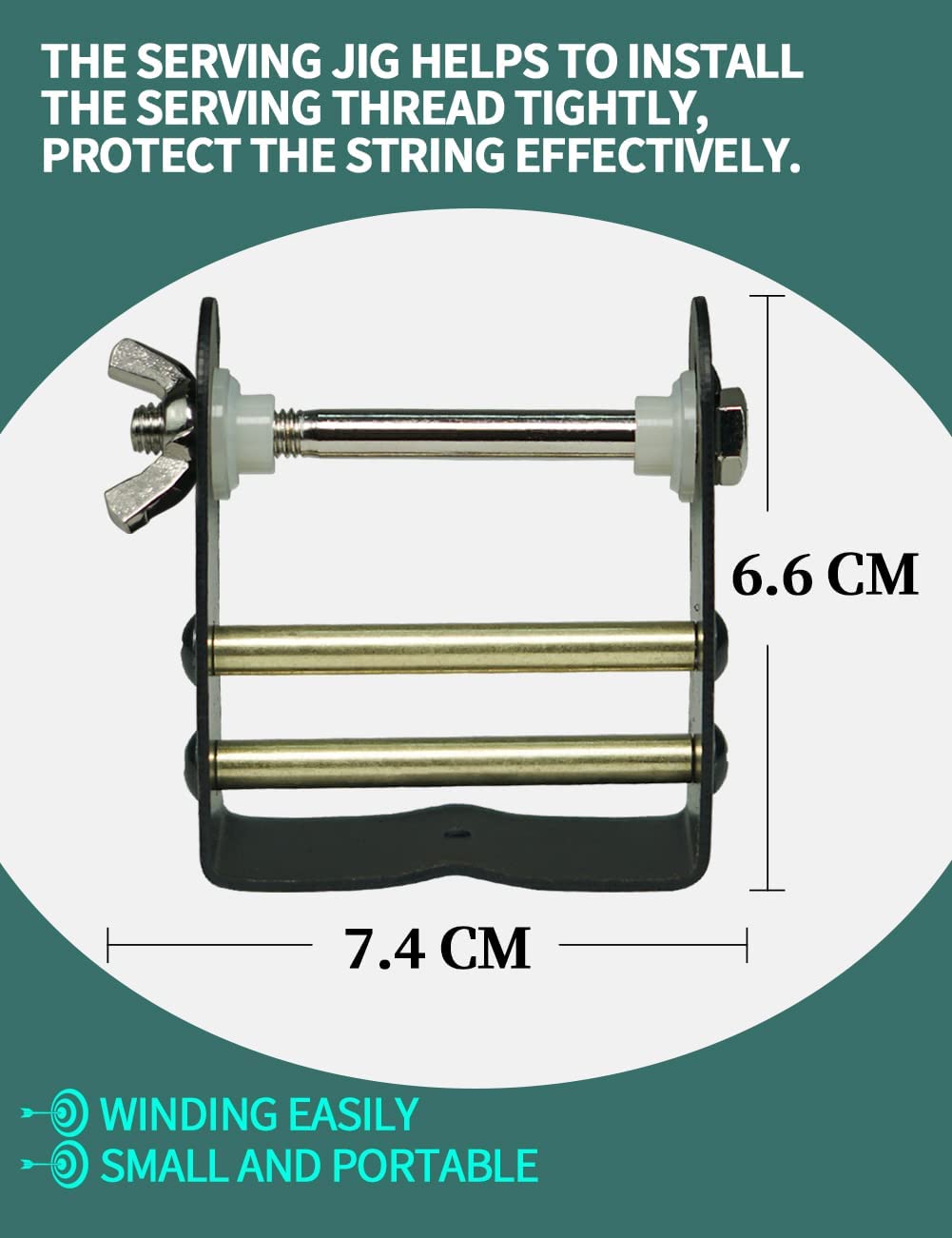 ARCXTEN String Serving Thread 120 yard/110m Serving Jig