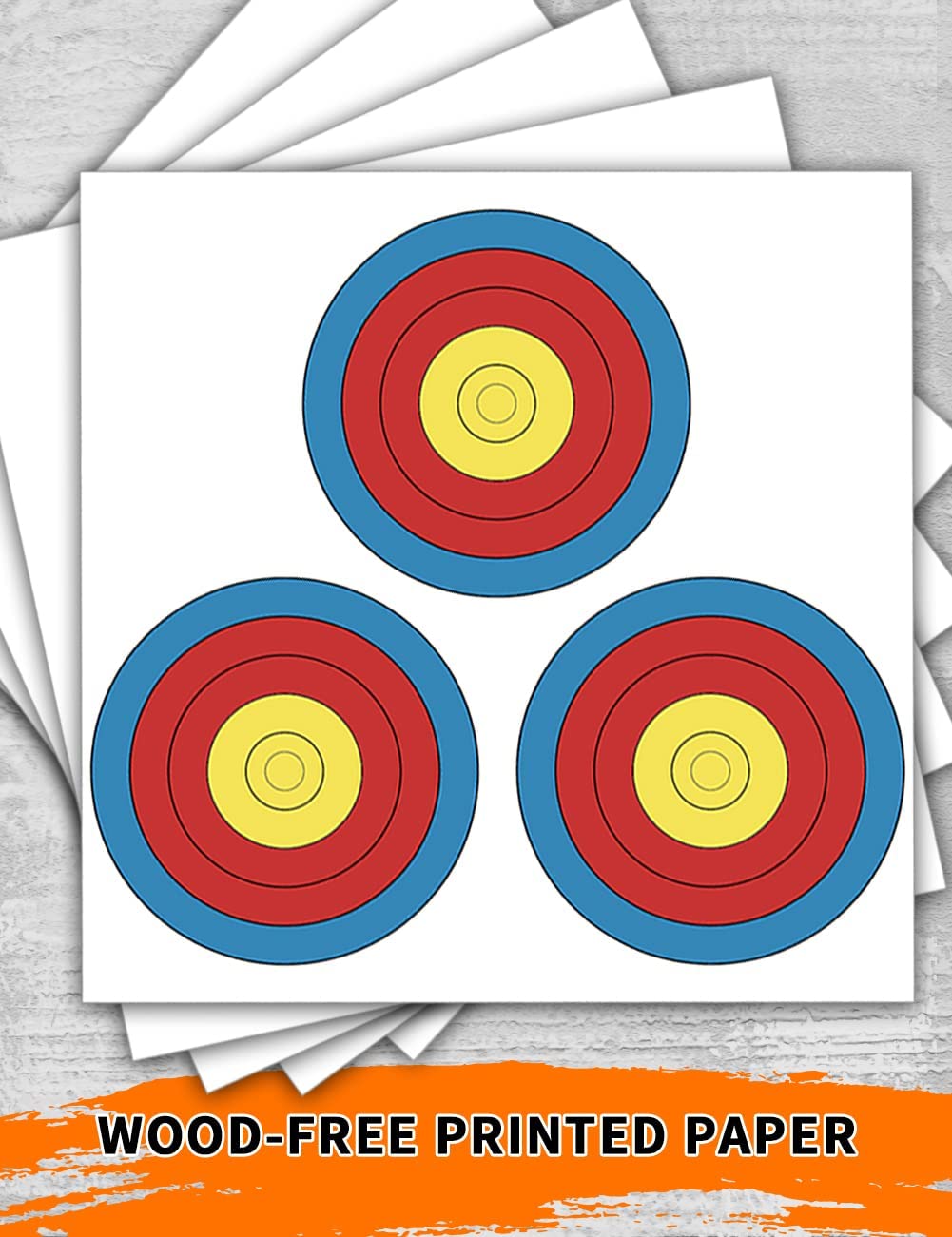 ARCXTEN 3 SPOT Vegas Targets Face 30pcs Archery Targets