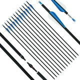 ArcheryMax 12pcs 31IN Mixed Carbon Arrows（Only Accept US Address）