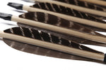 Turckey Feathers Cedar Archery Target Arrows-FREE SHIPPING