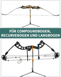 ARCXTEN Archery Bow Stand Recurve Bow Compound Bow Stand Rack Holder