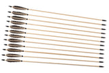 Turckey Feathers Cedar Archery Target Arrows-FREE SHIPPING