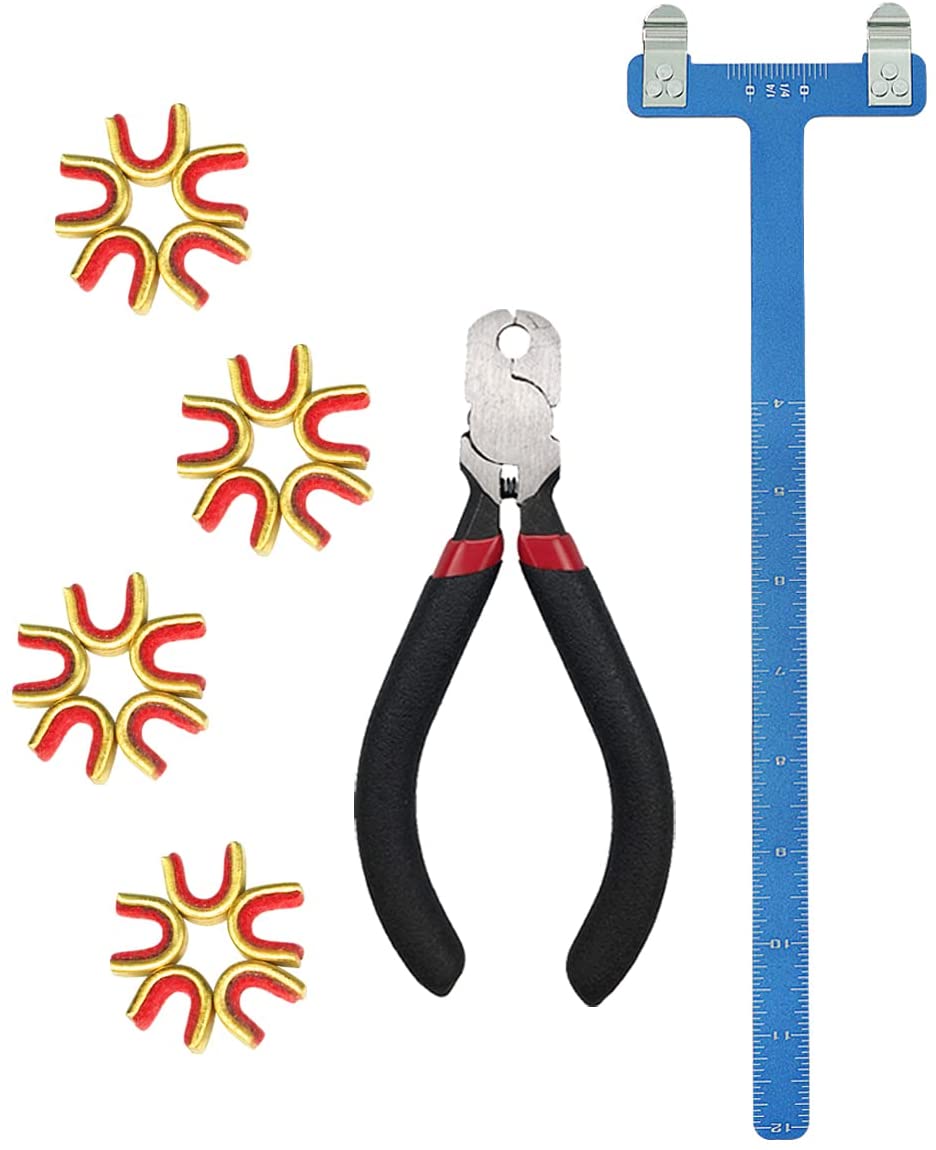 ARCXTEN Archery Bow String Nock Points Pliers Set T Shape Bracing Height Gauge Nocking Point Buckles Plier