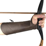 ArcheryMax Cow Leather Archery Arm Guard-free shipping