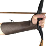 ArcheryMax Cow Leather Archery Arm Guard-free shipping