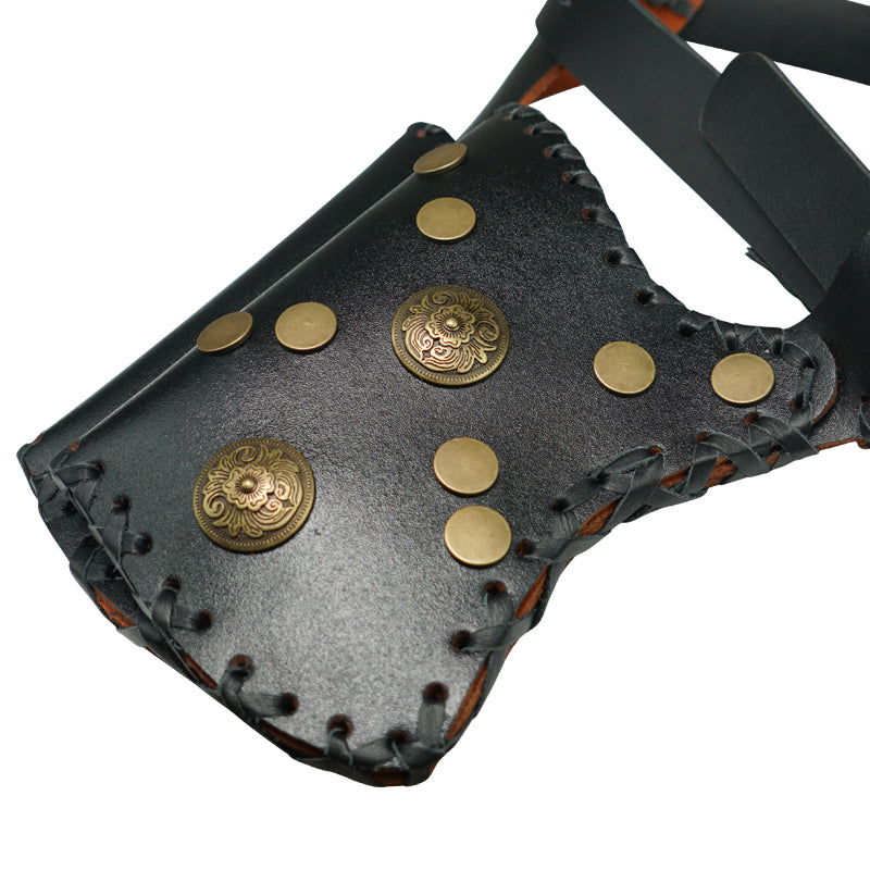ArcheryMax Cow Leather Horse Archer Side Quiver “Korea” FT2