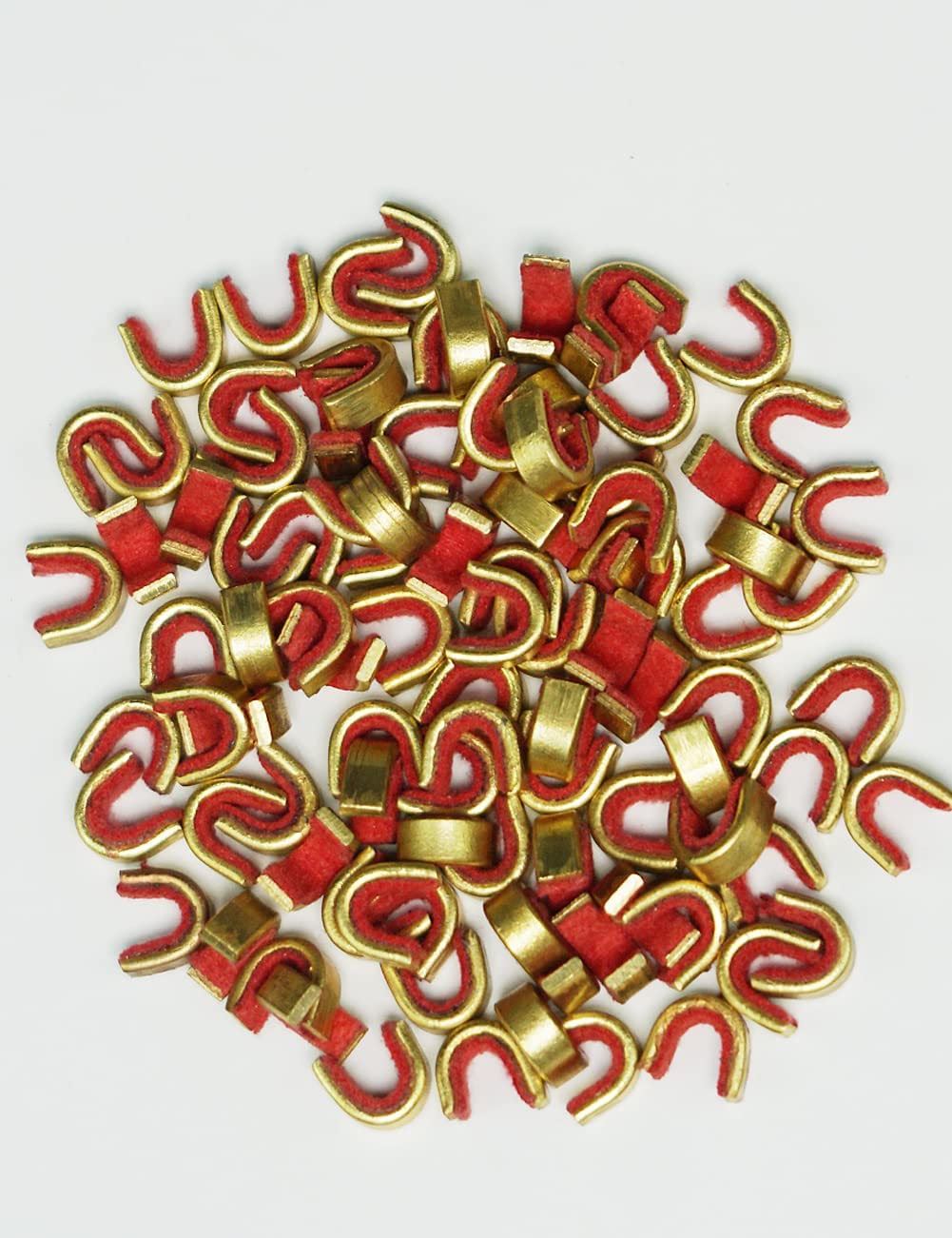 ARCXTEN 20 Pcs Brass Nocks Archery Bowstring Nock Points