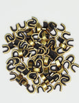 ARCXTEN 20 Pcs Brass Nocks Archery Bowstring Nock Points