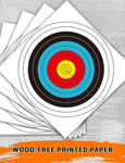 ARCXTEN 30pcs Targets Paper Standard Archery 40cm 10 Ring