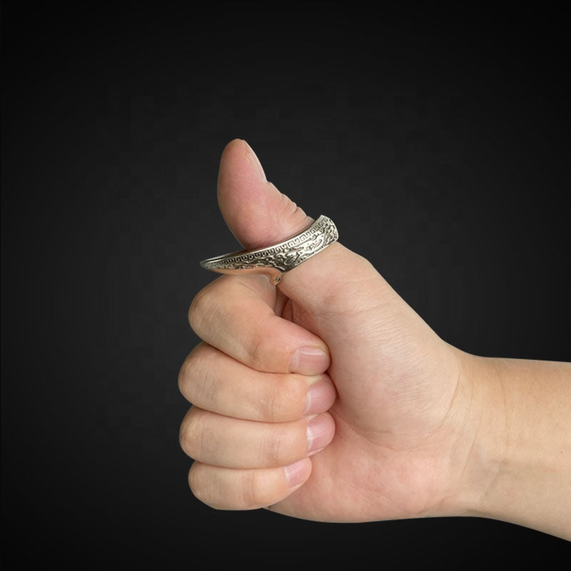 Alibow Deep Hook Brass Thumb Ring