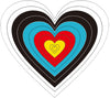 ARCXTEN 60cm Archery Targets Heart Shaped Targets Paper Hunting & Shooting