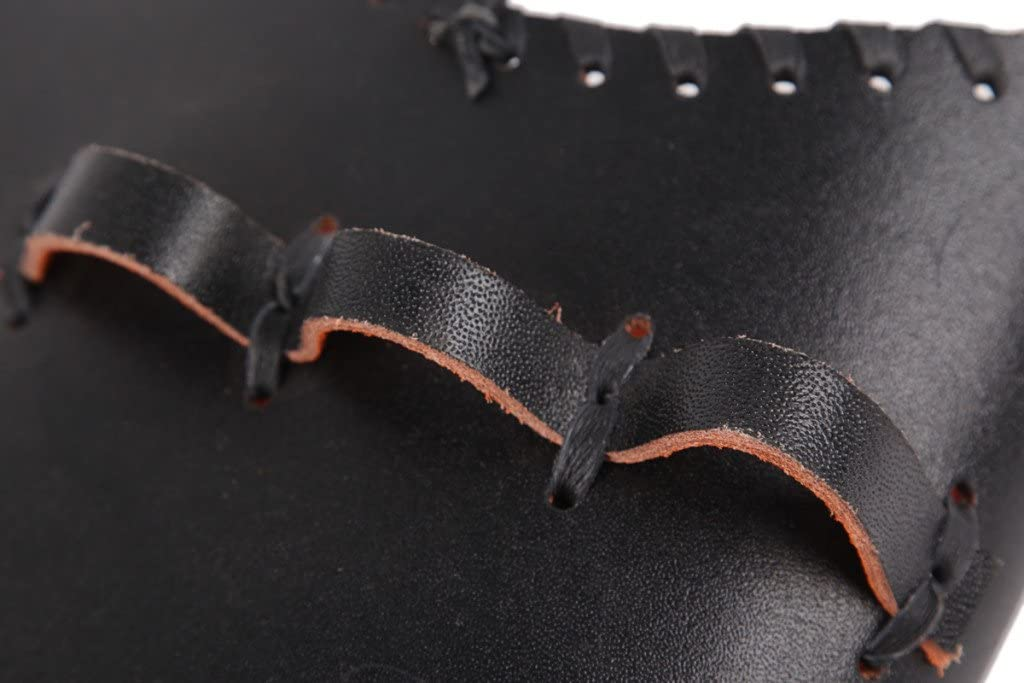 ArcheryMax Handmade Black Cow Leather Bow Holster Quiver Manchu Side Quiver CQ9