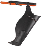ArcheryMax Handmade Black Cow Leather Bow Holster Quiver Manchu Side Quiver CQ9