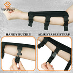 THREE ARCHERS Archery Arm Guard Forearm Protector Adjustable 3-Strap Buckles T421