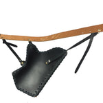 Black Cow leather Side Quiver for Horseback Archery-free shipping