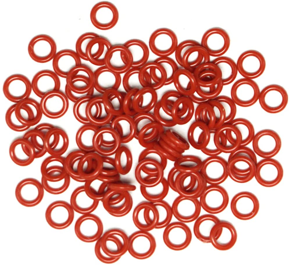 ARCXTEN 100pcs O Rings Broadhead Archery Arrowhead Replacement Rubber Bands Hunting Shooting Target