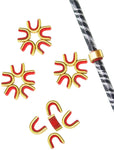 ARCXTEN 20 Pcs Brass Nocks Archery Bowstring Nock Points