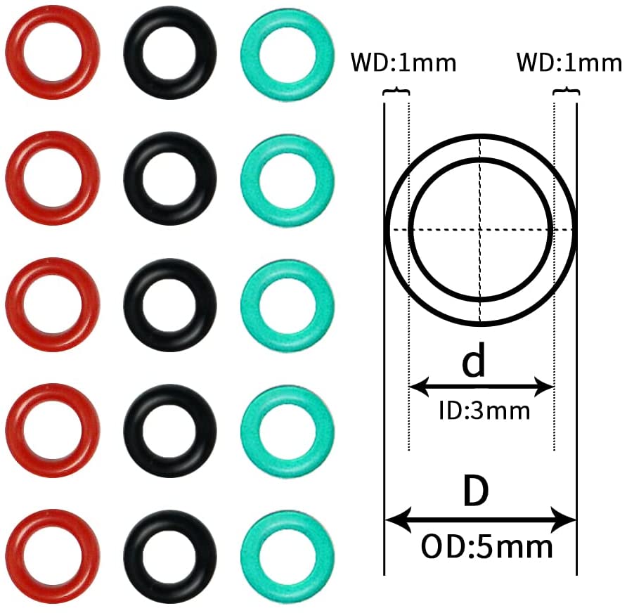ARCXTEN 100pcs O Rings Broadhead Archery Arrowhead Replacement Rubber Bands Hunting Shooting Target