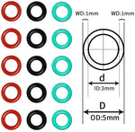 ARCXTEN 100pcs O Rings Broadhead Archery Arrowhead Replacement Rubber Bands Hunting Shooting Target